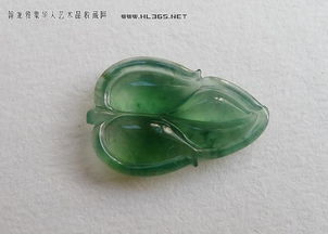 翡翠A貨玻璃種熒光葉 自然與工藝的完美邂逅，正品保障值得收藏